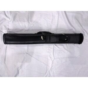 Pro Series Billiards Cue Case Hard Shell Black Faux Alligator Multiple Cues
